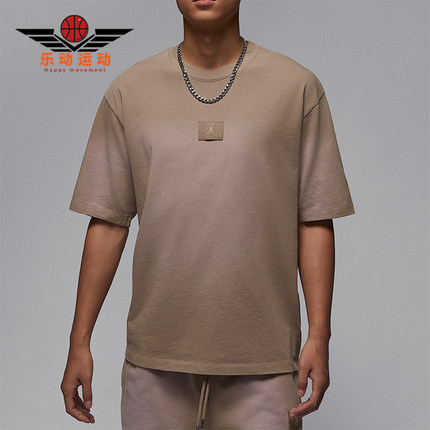 Nike/耐克正品JORDAN男士透气运动经典宽松休闲水洗T恤FZ1915-257