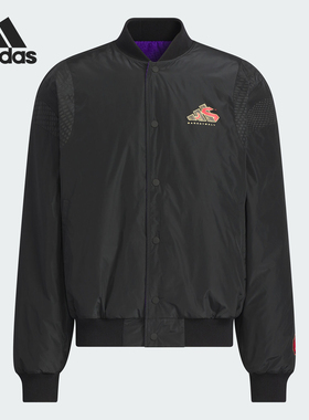 Adidas/阿迪达斯正品BB LNY PD JKT男士双面穿棉服外套JM5670
