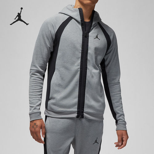 Nike/耐克正品JORDAN男士健身运动拼接保暖外套DQ7324-091