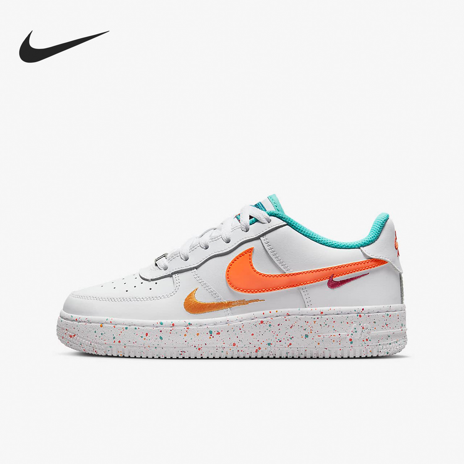 Nike/耐克正品AIR FORCE 1 LV8女子GS大童运动板鞋FD4626-181