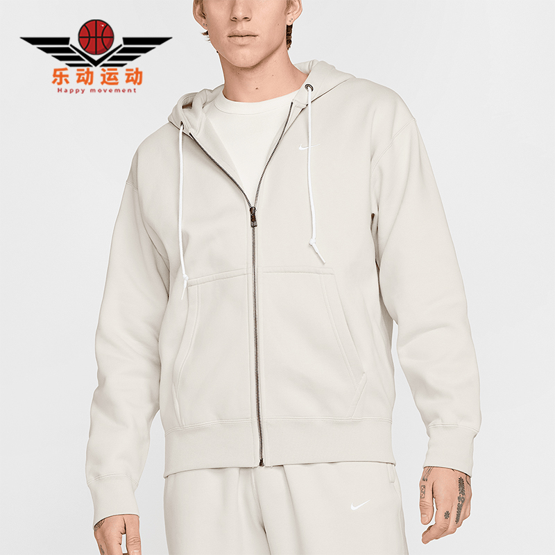 Nike/耐克正品Solo Swoosh男士加绒拉链连帽外套DR0403-072