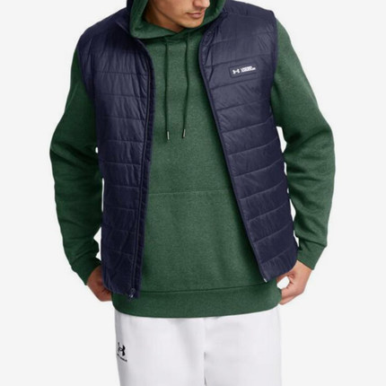 UA/安德玛正品新款男士复古潮流轻质户外保暖棉马甲1387684-410