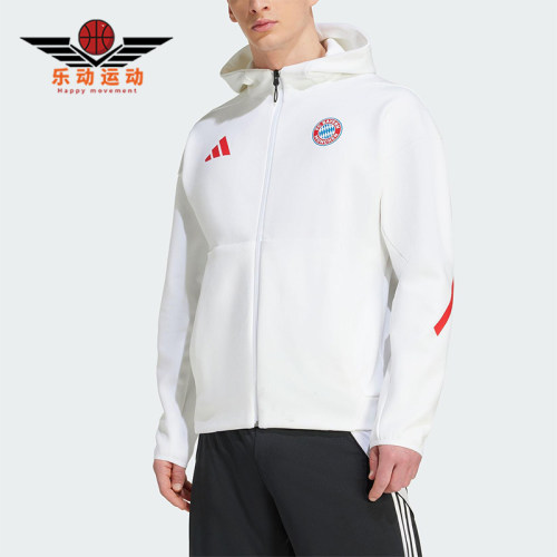 Adidas/阿迪达斯正品JACKET 男士连帽双面针织运动足球外套JM9439