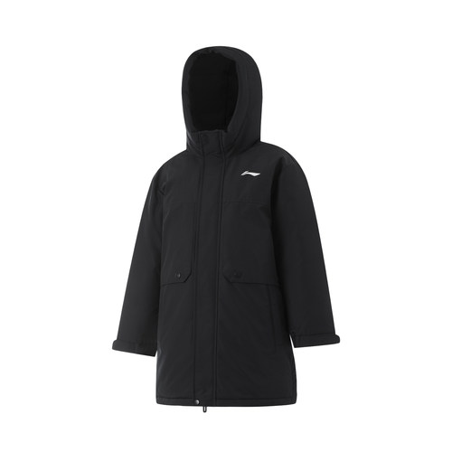 李宁正品男小大童保暖羽绒服