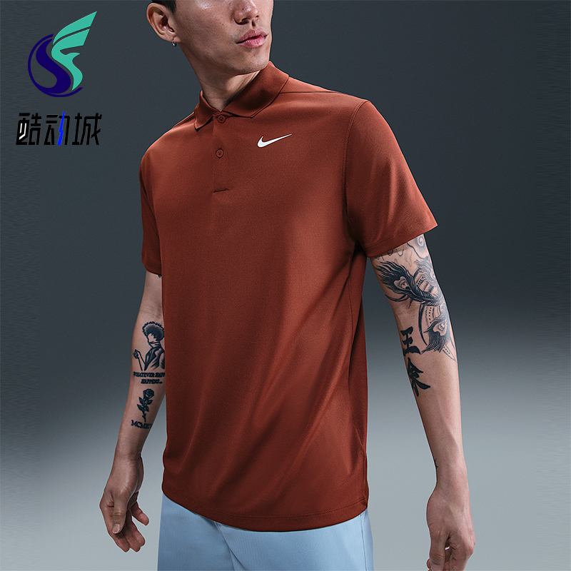 Nike/耐克正品2025 Dri-FIT男士套头翻领透气POLO衫DH0823-662