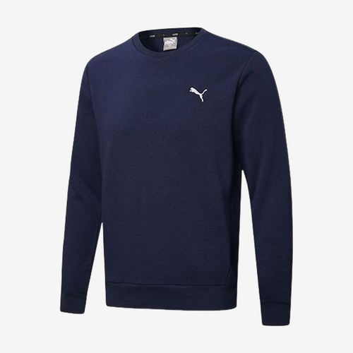 Puma彪马正品男刺绣套头圆领长袖修身型休闲运动卫衣590321-06