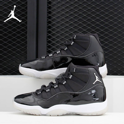 Nike/耐克正品AJ11 大魔王 2.0 黑银25周年男子篮球鞋CT8012-011