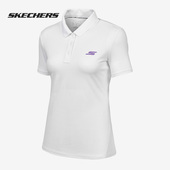 斯凯奇正品 运动POLO衫 新款 夏季 P221W006 女子短袖 Skechers