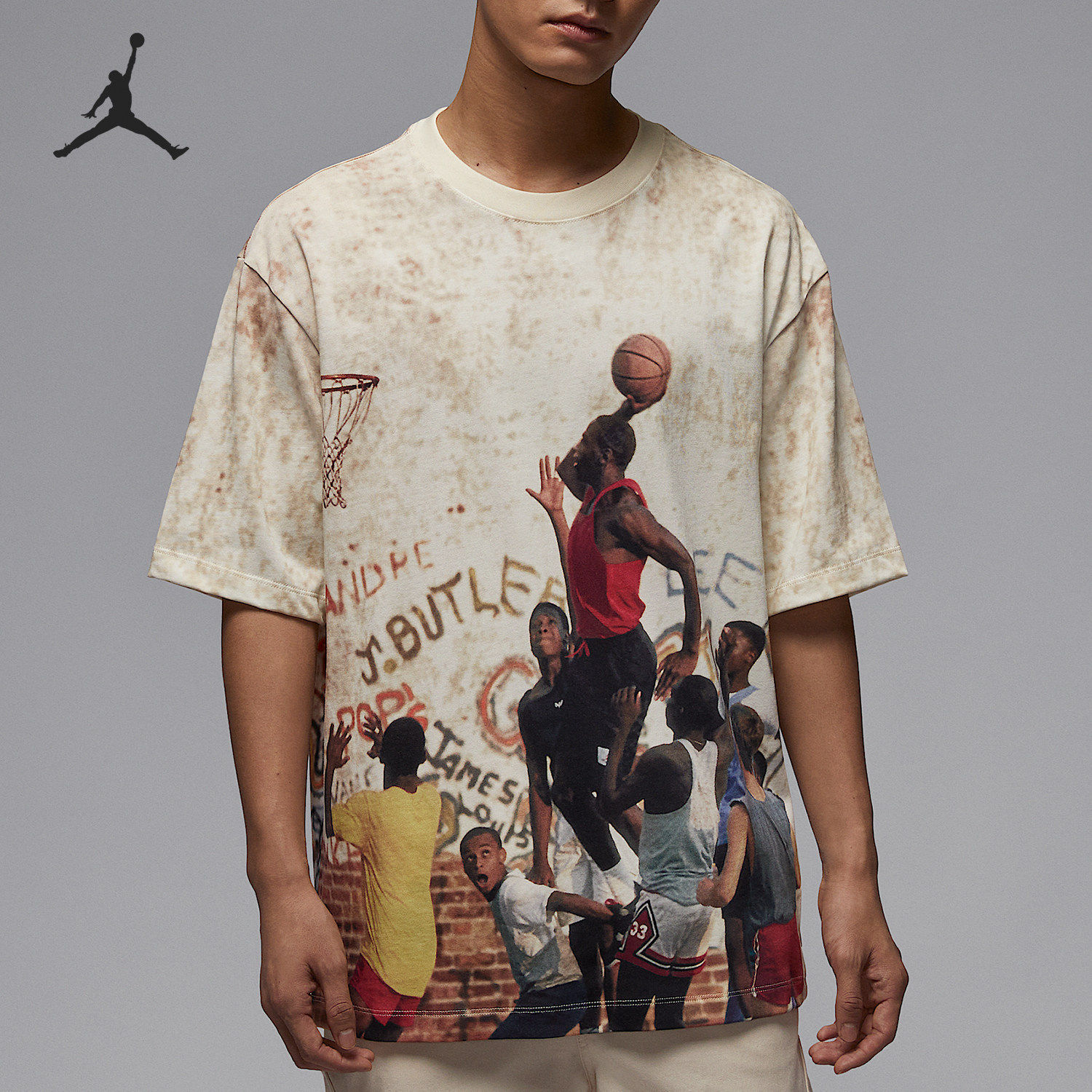 Nike/耐克正品2025夏季JORDAN男士运动训练短袖HJ2363-133,运动服/休闲服装,运动T恤,淘宝优惠券,粉丝福利购,淘宝优惠卷