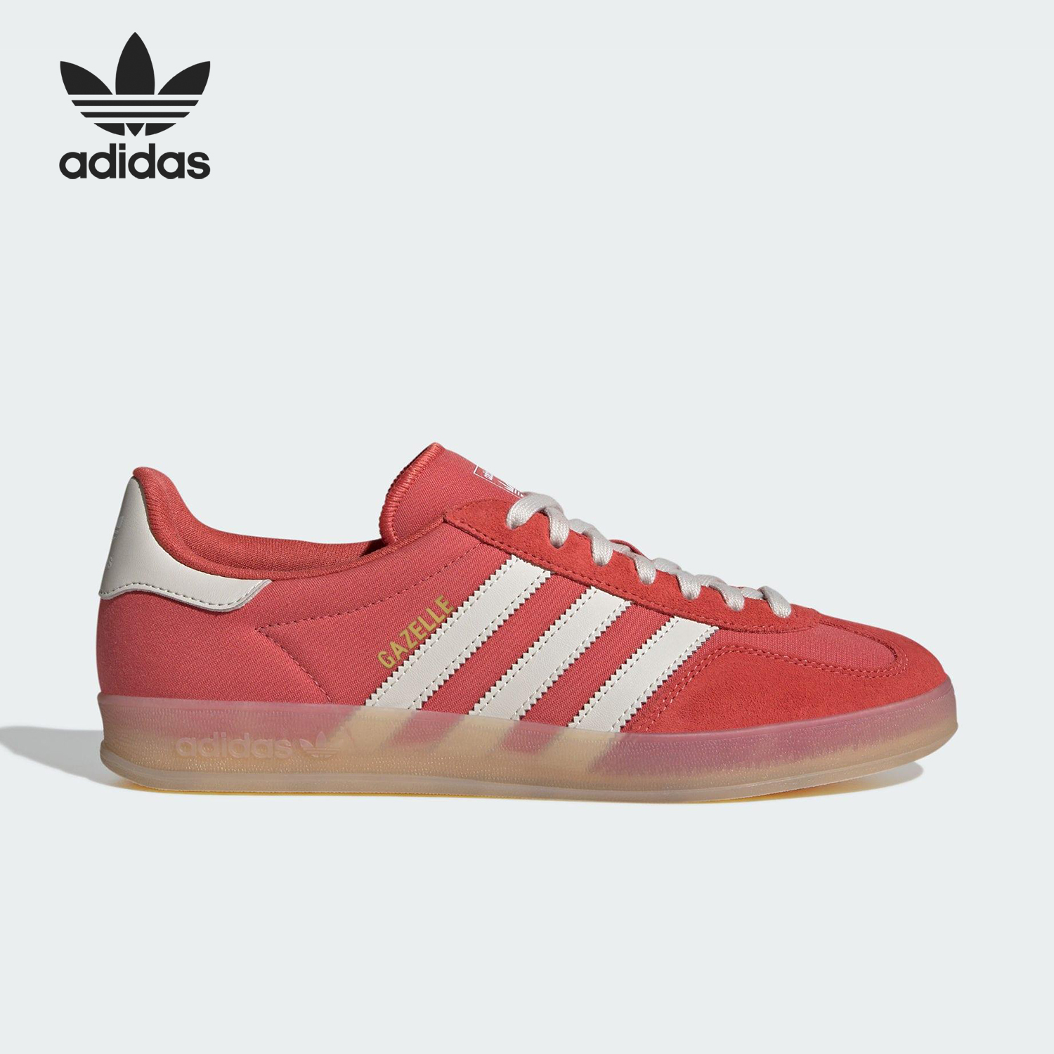Adidas/阿迪达斯正品三叶草男女休闲经典运动系带轻便板鞋JQ8389