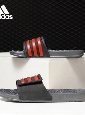 Adidas/阿迪达斯正品男子魔术贴运动休闲沙滩凉拖鞋凉鞋BB4571