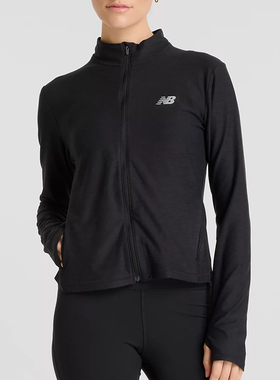New Balance/NB正品2025新款女子舒适潮流夹克外套WJ51100-BKH