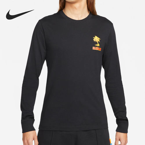Nike/耐克正品詹姆斯健身男子舒适圆领运动长袖T恤DN2906-010