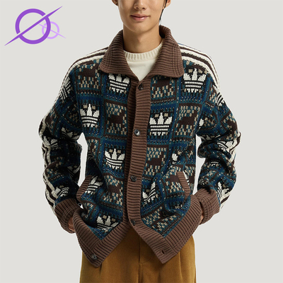 Adidas/阿迪达斯正品三叶草男女运动复古针织毛衣开衫外套KT0715