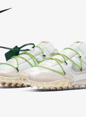 Nike/耐克正品x OFF WHITE 联名女子休闲运动跑步钉鞋 CD8180-100