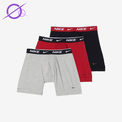 Nike/耐克正品时尚男士字母印花经典松紧腰平角内裤KE1107-012