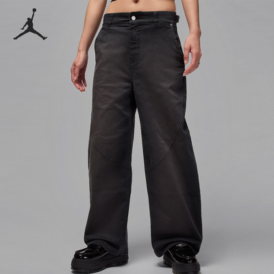 Nike/耐克正品JORDAN女士宽松休闲梭织运动长裤HQ9194-010