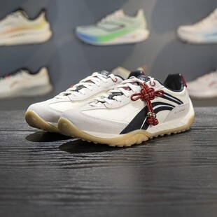 李宁正品心流男女同款经典复古透气耐磨低帮运动休闲鞋AGCW002-1