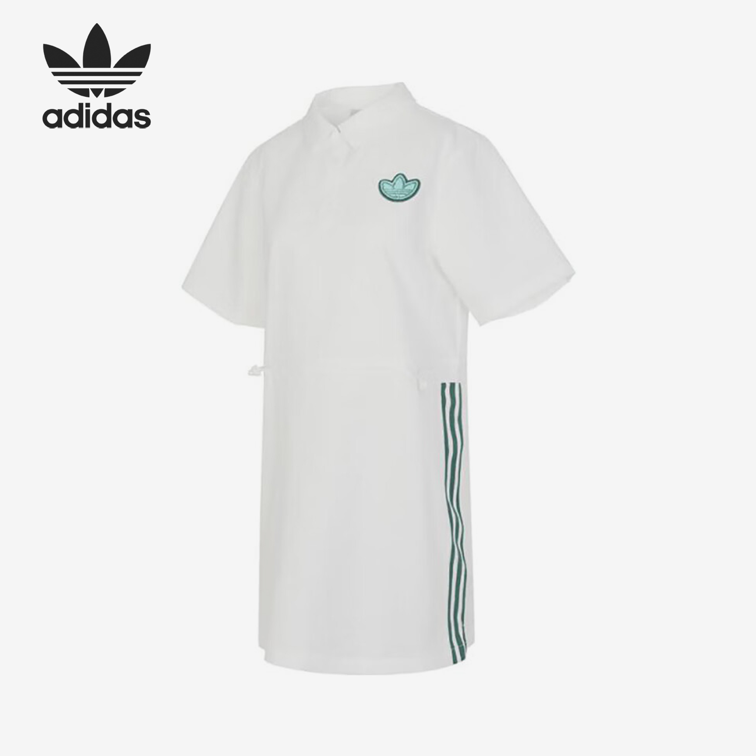 Adidas/阿迪达斯正品三叶草女士运动休闲透气连衣裙JI7482