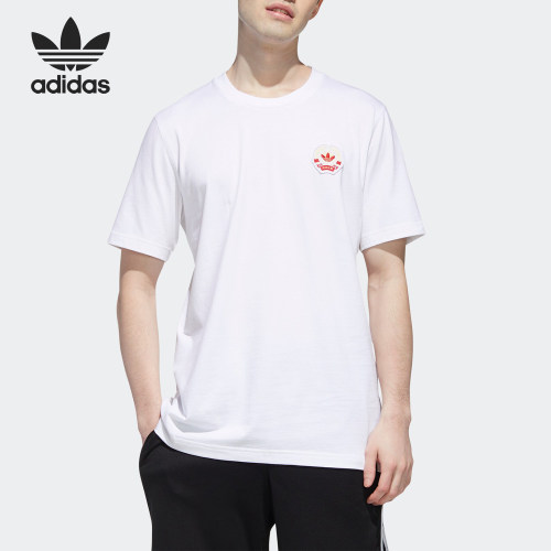 Adidas/阿迪达斯正品 当季新款 三叶草 男子运动短袖T恤 GP3480