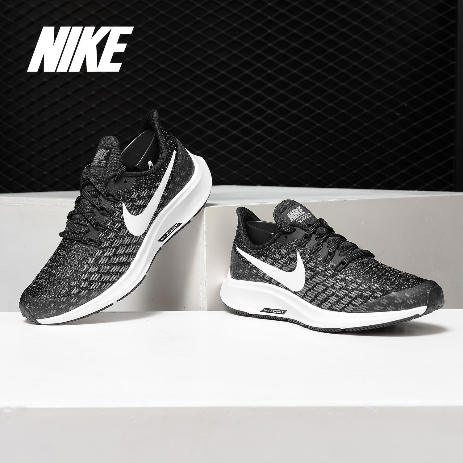 Nike/耐克正品AIR ZOOM PEGASUS 35 (GS) 大童运动跑步鞋AH3482