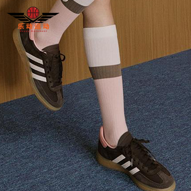 Adidas/阿迪达斯正品三叶草女士耐磨低帮系带运动轻质板鞋JR0852