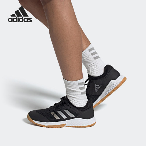 Adidas/阿迪达斯正品当季男女款轻便防滑羽毛球运动鞋 EF2642