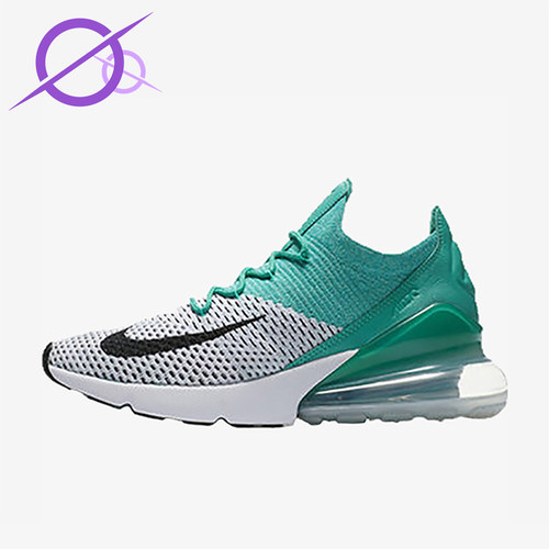Nike/耐克正品AirMax270新款女绿黑色经典低帮鞋跑步鞋AH6803-300