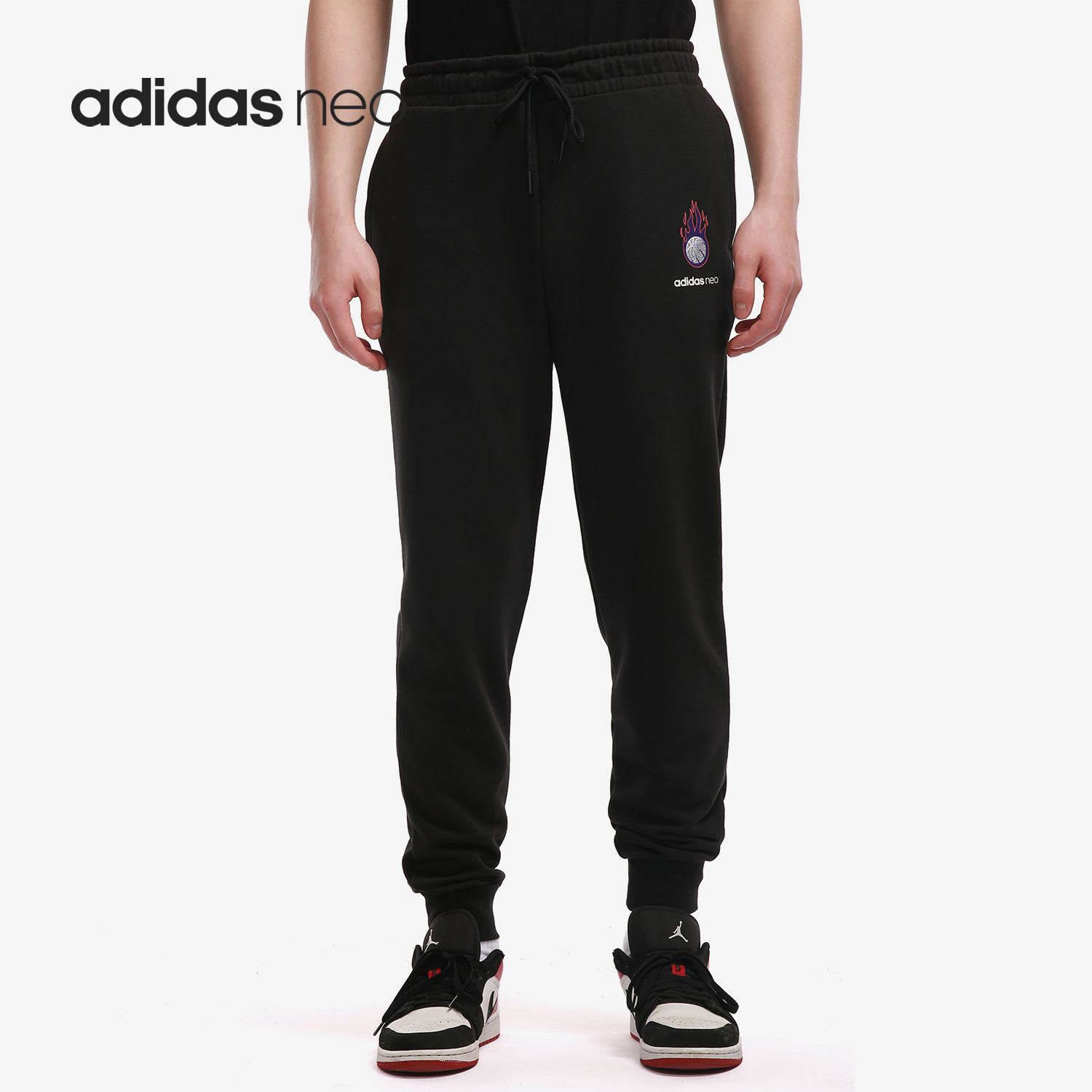 Adidas/阿迪达斯正品NEO新款男子运动裤宽松训练休闲长裤 GP4842