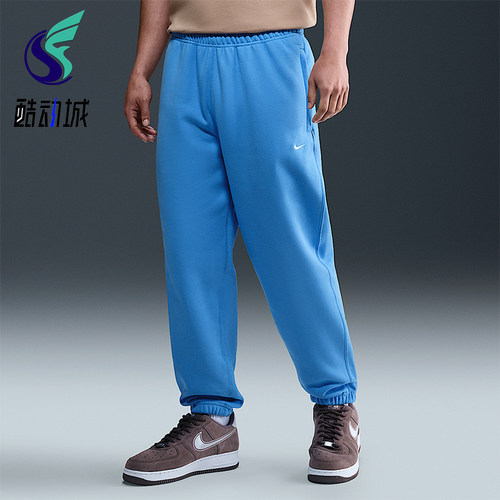 Nike/耐克正品2025秋季款男士日常运动松紧腰束脚长裤DX1365-412