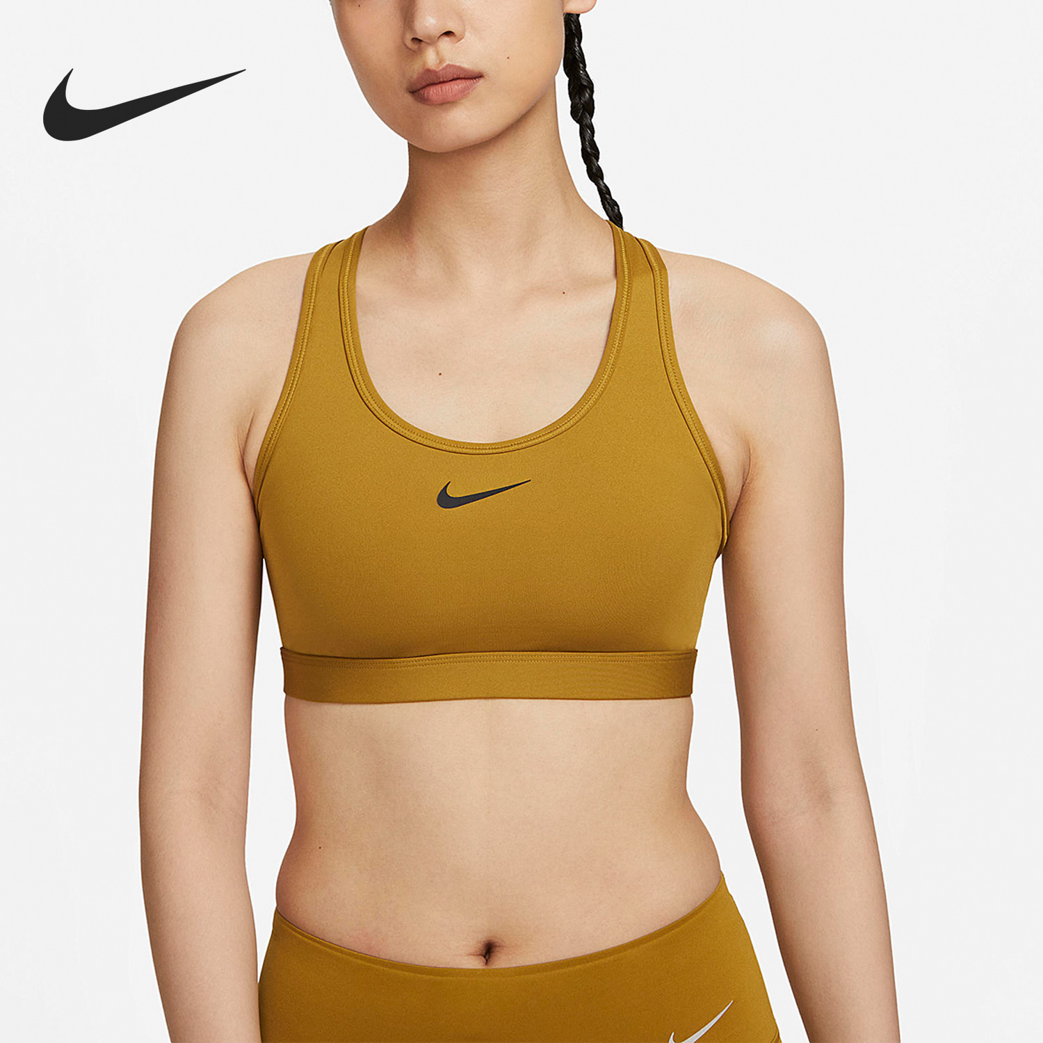Nike/耐克正品中强度支撑衬垫内衣女子运动文胸DX6822-716