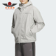 阿迪达斯正品 WARM Adidas JKT男士 连帽运动休闲抓绒外套KG5179