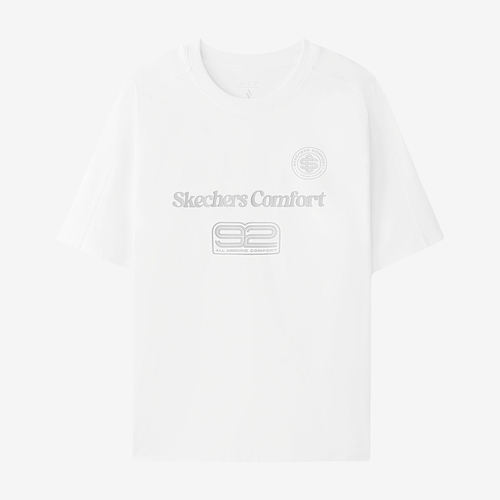 Skechers斯凯奇正品GODRI男女透气宽松短袖速干T恤L225U041-0019