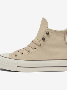 Converse/匡威正品新款女子加绒保暖运动休闲系带厚底板鞋A11158C