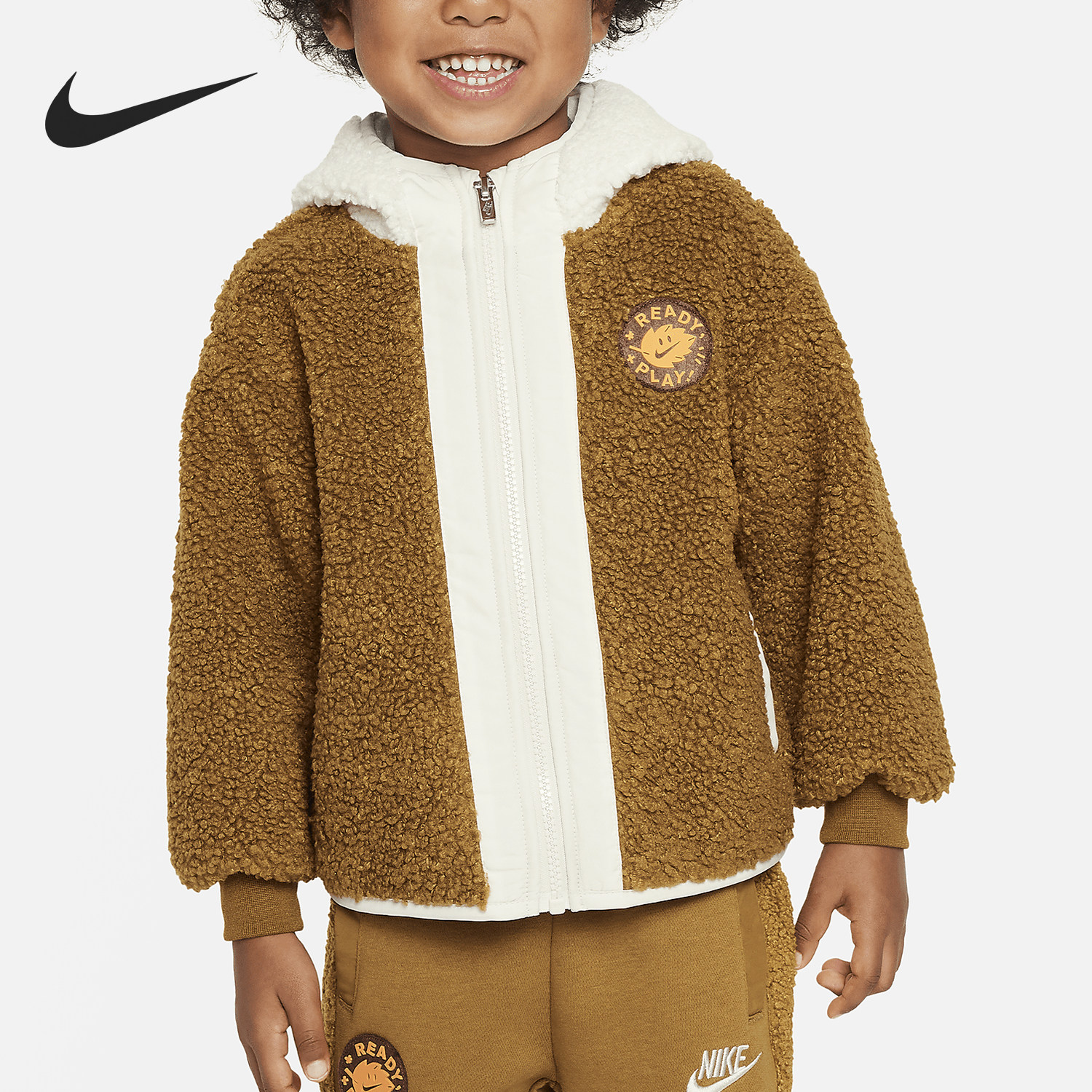 Nike/耐克正品秋冬婴童连帽防风保暖羊羔绒外套FZ9903-216,童装/婴儿装/亲子装,普通外套,淘宝优惠券,粉丝福利购,淘宝优惠卷