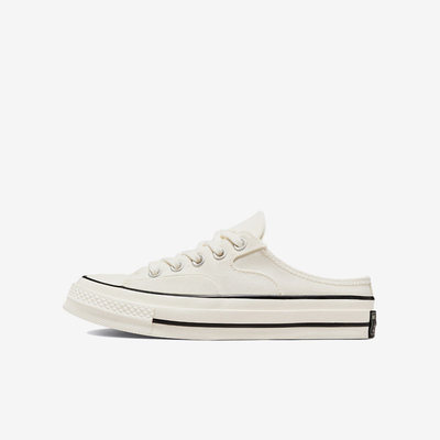 Converse匡威 Chuck70 Mule米白帆布半拖鞋一脚蹬懒人鞋 172592C