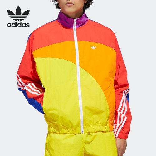 Adidas/阿迪达斯正品三叶草PRIDE OFF CENTE 男子运动外套 GD0955