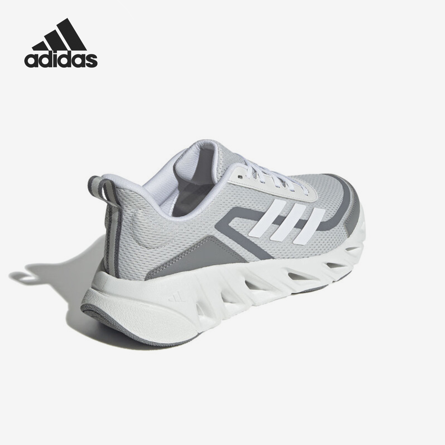 Adidas/阿迪达斯正品运动男女同款轻盈回弹耐磨跑步鞋JS0477