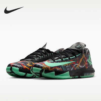 Nike/耐克正品Zoom KD 6男士耐磨潮流复古回弹篮球鞋FQ8356-900