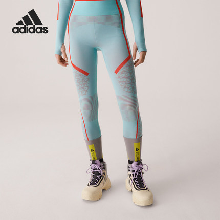 Adidas/阿迪达斯正品TST LEG 女士高腰紧身针织运动裤HY1126