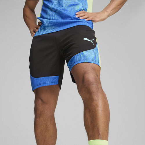 Puma/彪马正品夏季新款男士印花拼接足球运动短裤659875-02