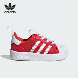 三叶草婴童系带低帮耐磨贝壳头运动鞋 IH1751 阿迪达斯正品 Adidas