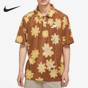 耐克正品 新款 Nike 当季 204 男子运动翻领印花POLO衫 T恤DM5033