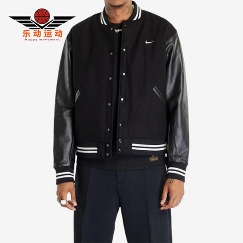 Nike/耐克正品Varsity Jacket男女单排扣经典夹克外套FD7845-010