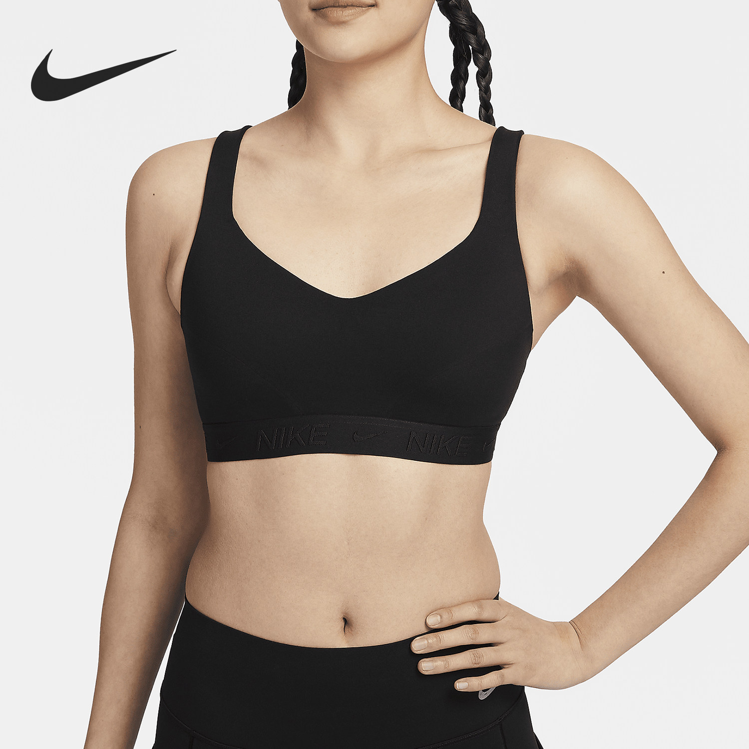 Nike/耐克正品 Indy 女士速干衬垫可调节运动内衣FD1069-010,运动服/休闲服装,运动文胸,淘宝优惠券,粉丝福利购,淘宝优惠卷