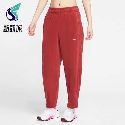 Nike/耐克正品2025冬季款女士日常中腰锥形刺绣长裤HV3708-613