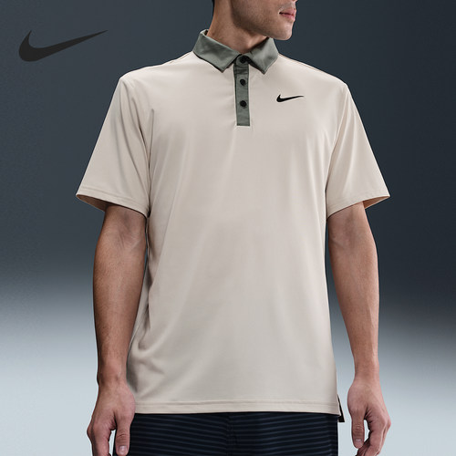 Nike/耐克正品Tour Dri-FIT男士高尔夫翻领短袖T恤FZ7502-104