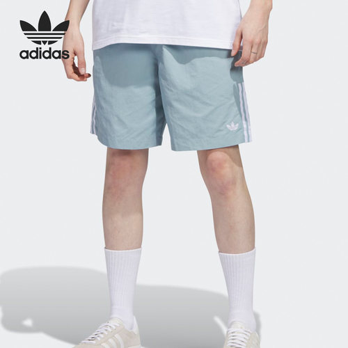 Adidas/阿迪达斯正品三叶草男子休闲运动梭织五分裤HS3017