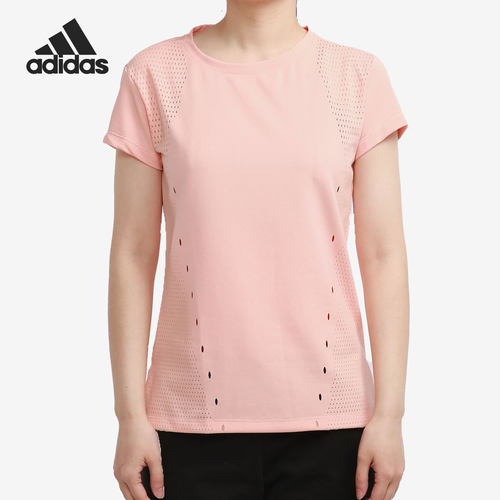 Adidas/阿迪达斯正品 当季新品女子休闲运动训练短袖T恤 EA3342