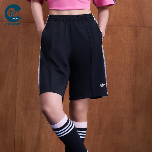 Adidas/阿迪达斯正品三叶草女士日常宽松日常通勤休闲短裤KU4754